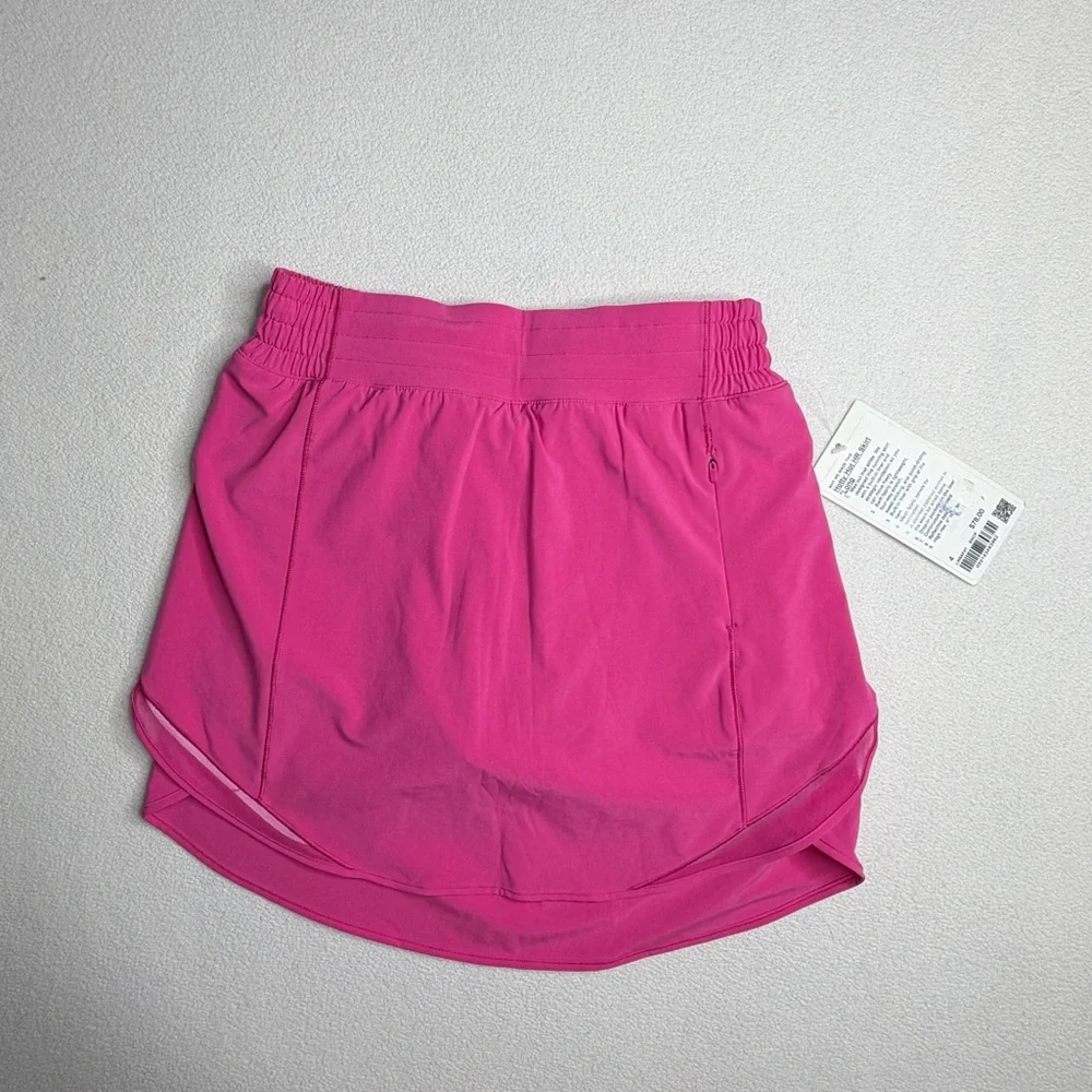 ✨NWT•Lululemon Hotty Hot High-Rise Skirt *Long•Sonic Pink💞